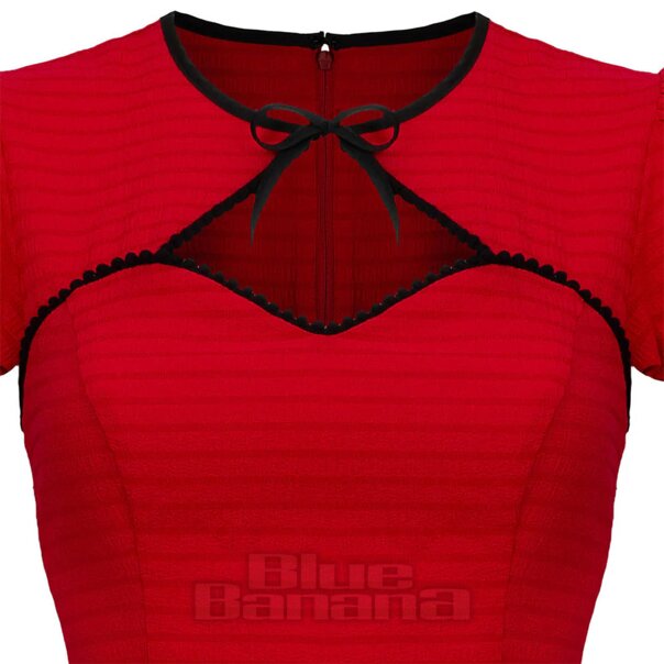 Hell Bunny Casey Dress (Red) | Alternative Dress, Gothic Clothing