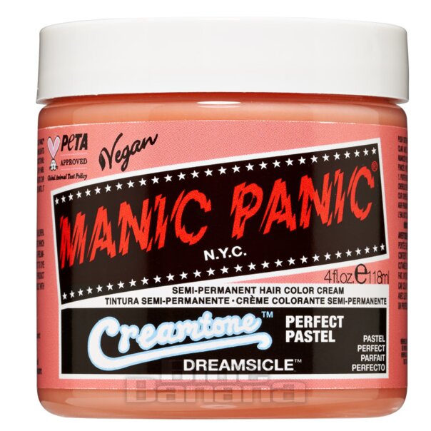 Tinte capilar semi-permanente de Manic Panic Creamtones Perfect Pastel (Dreamsicle - Naranja sueño)
