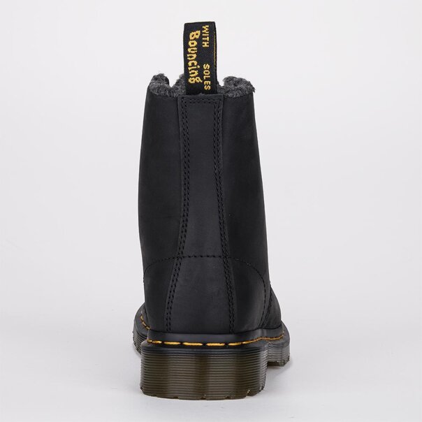 Dr Martens 1460 Pascal Wl Crazy Horse Boots (Black) | Alternative Footwear