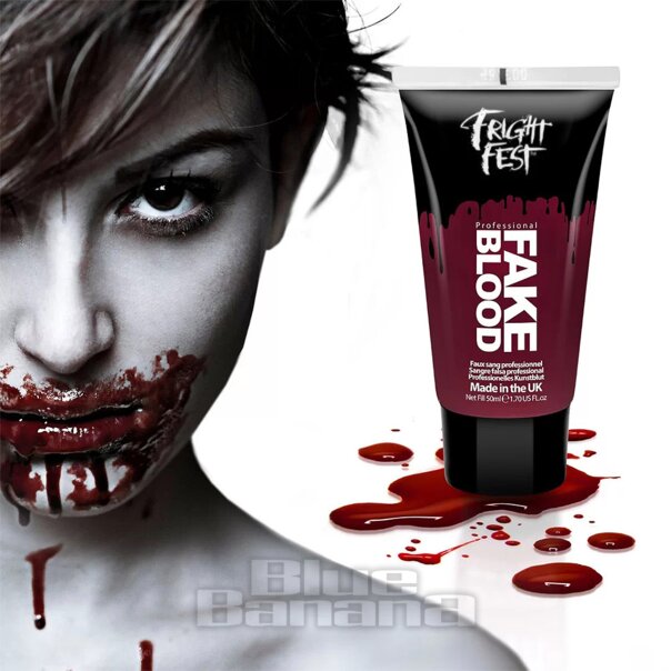 Paintglow Halloween SFX Fake Blood (50ml) | Paintglow Blue Banana Makeup