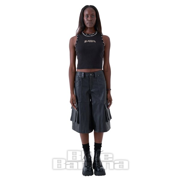 The Ragged Priest Jolt Jorts (Schwarz) | Blue Banana