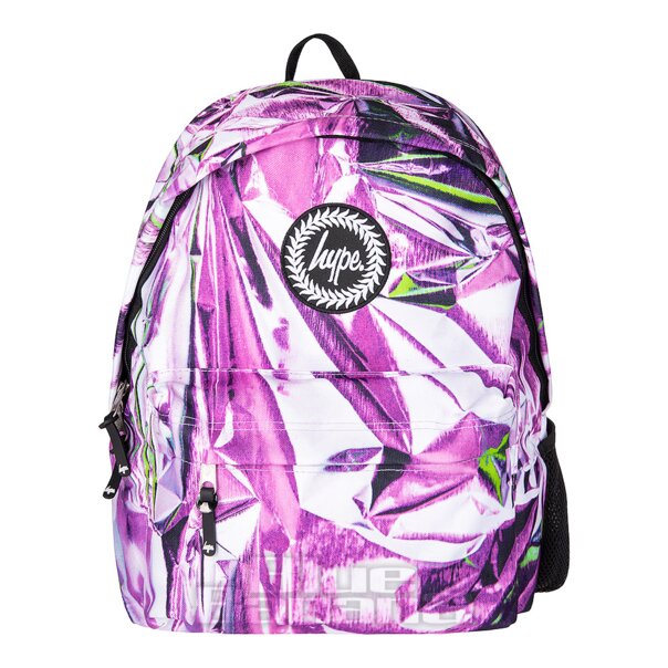 Hype Foil Backpack Pink | School Bag