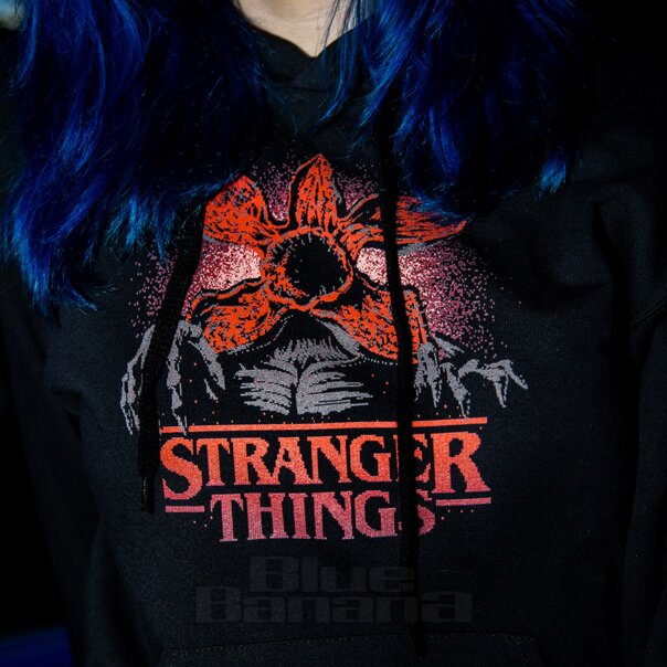 Stranger Things Pixel Demogorgon Hoodie (Black) | Blue Banana