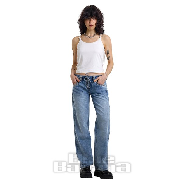 Ragged Priest Char Top (White) | Alternative Clothing
