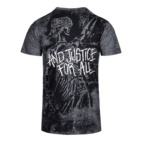 Official Metallica Justice Wash T Shirt (Black) | Official Band Merch