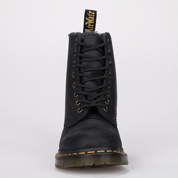 Dr Martens 1460 Pascal Wl Crazy Horse Boots (Black) | Alternative Footwear