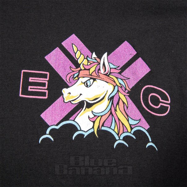 Electric Callboy Unicorno Spaziale Maglietta (Nero) | Blue Banana