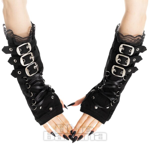 Poizen Industries Monroe Armstulpen (Schwarz) | Blue Banana