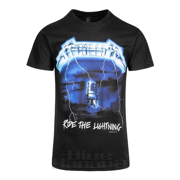 Metallica Cavalca Il Fulmine Maglietta (Nero) | Blue Banana