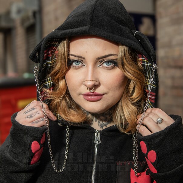 Bye Bye Kitty Trinity Hoodie (Black) | Blue Banana