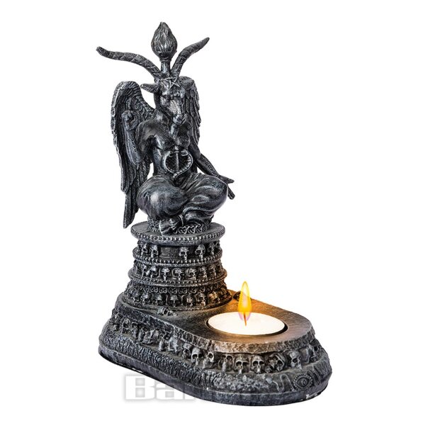 Nemesis Now Baphomet's Devotion Tealight Holder (Black) | Blue Banana