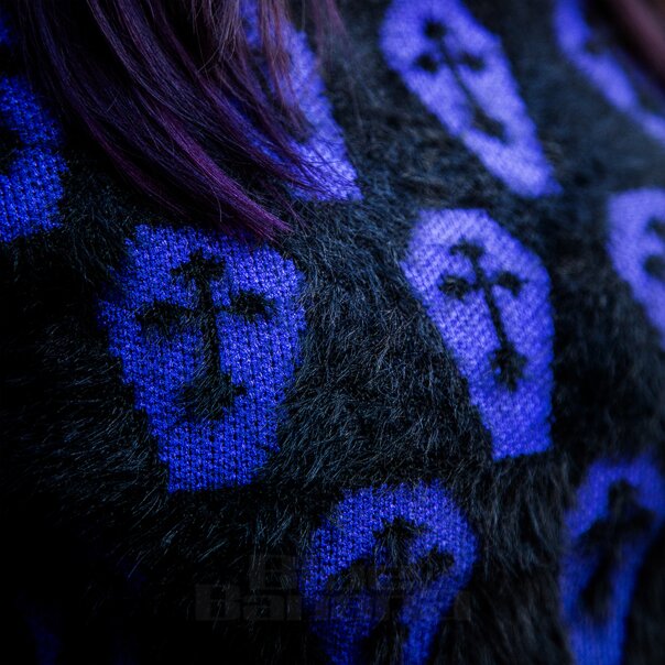 Banned Lyric Jumper (Black/Purple) | Blue Banana
