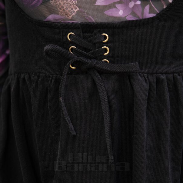 Killstar Juniper's Ballad Underbust Mini Dress (Black) | Killstar Clothing