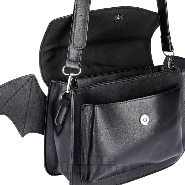 Banned Catacomb Bat Handbag (Black) | Blue Banana