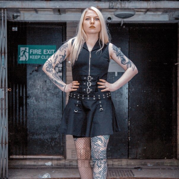 Banned Astrid Mini Dress (Black) | Blue Banana