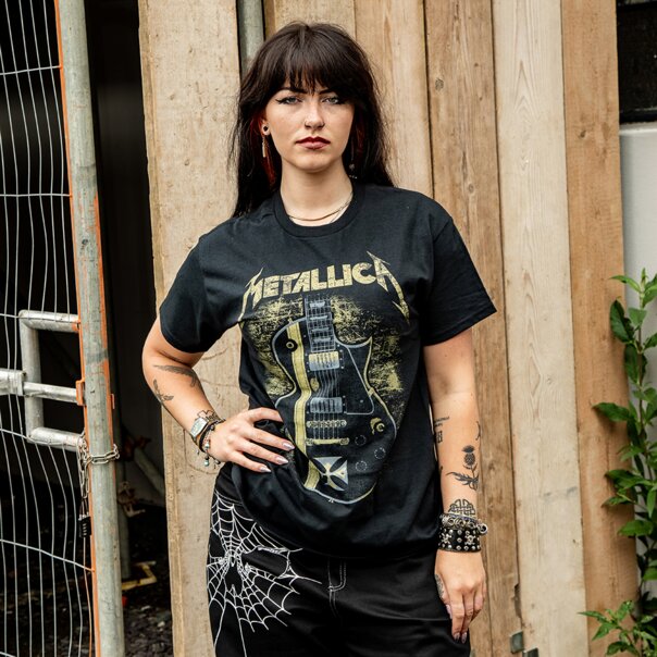 Metallica Hetfield Iron T-Shirt (Schwarz) | Blue Banana