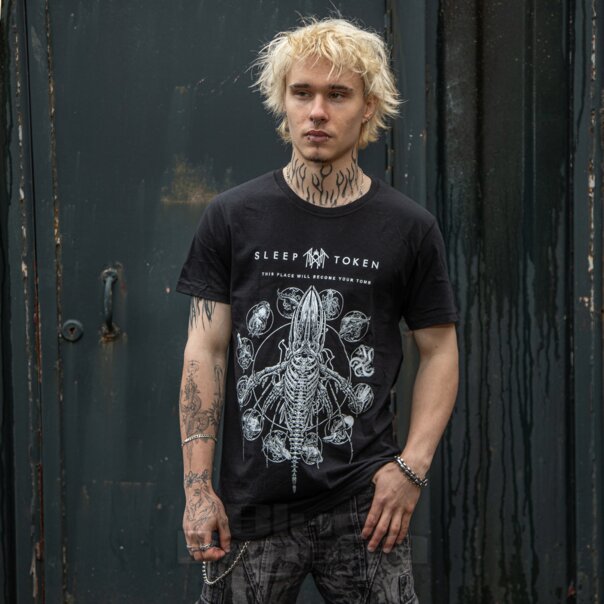 Official Sleep Token Tomb Whales T-Shirt (Black) | Official Band Merchandise UK
