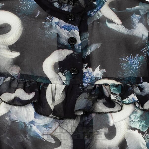 Hell Bunny Serpent Blouse (Multicolour) | Alternative Blouses