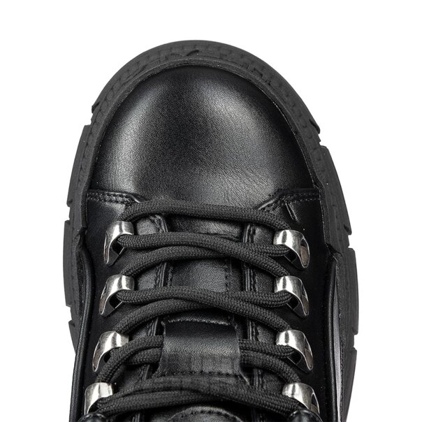 Chaussure végane Buffalo Gospher Hike (noire) | Blue Banana Footwear