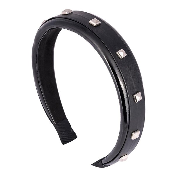 Fascia per capelli a cono quadrato blu banana (nera) | Accessori alternativi