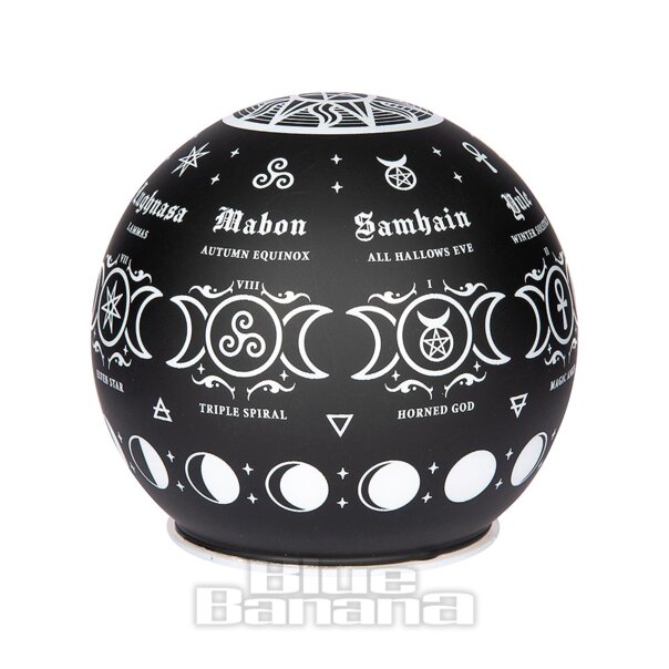 Alchemy Gothic Pagan Calendar Globe Light | Gotische Haushaltswaren
