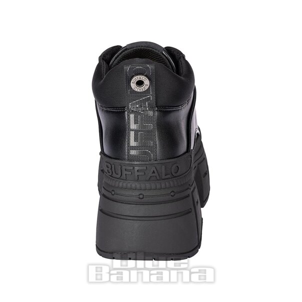 Chaussure végane Buffalo Gospher Hike (noire) | Blue Banana Footwear