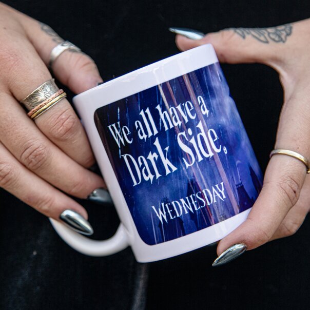 Wednesday Dark Side Mug (White) | Pop Culture Gifts