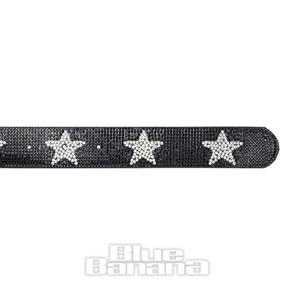Blue Banana Crystal Stars Gürtel (Schwarz) | Blue Banana