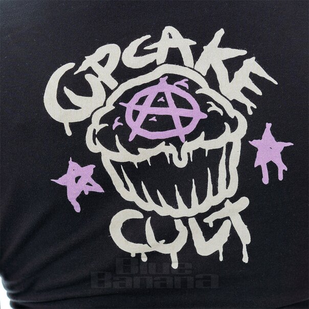 Cupcake Cult Lvd Kitty T-Shirt (Schwarz) | Blaue Banane