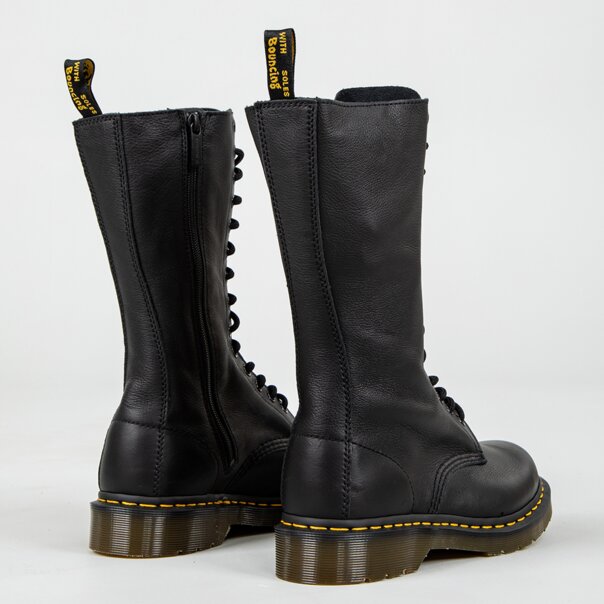 Dr Martens 1B99 Virginia High Boots (Black) | Alternative Fashion, Goth Clothing