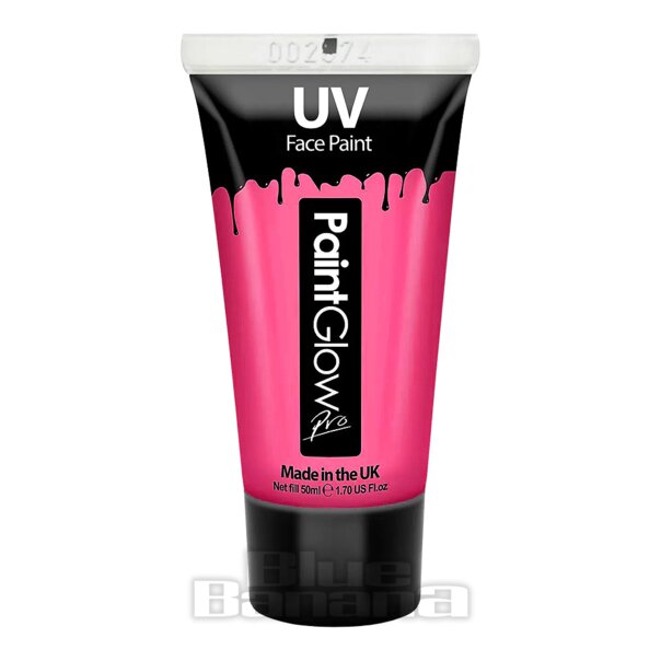 Vernice viso e corpo Paintglow UV Pink (50 ml) | Trucco Paintglow Blue Banana