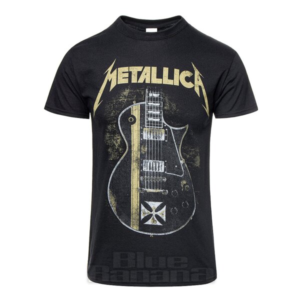 Metallica Ferro Di Hetfield Maglietta (Nero) | Blue Banana