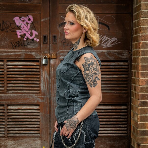 Poizen Industries Noctis Vest (Grey) | Alternative Clothing