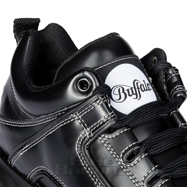 Baskets basses Buffalo Classic (noir et blanc) | Blue Banana Footwear