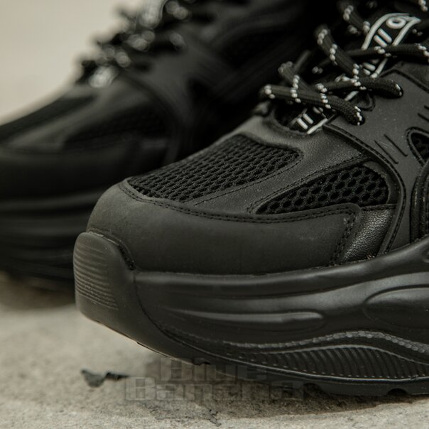 Buffalo Yuno Trainer (Black) | Alternative Platform Shoes