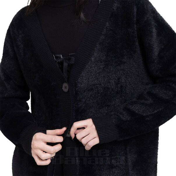 Killstar Nomad Longline Cardigan (Black) | Blue Banana