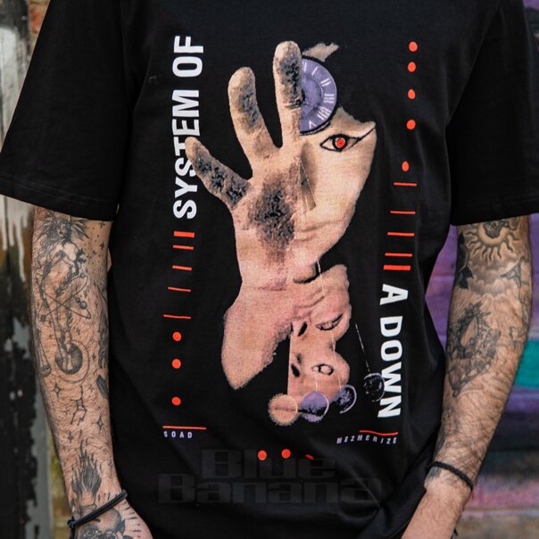 Official System Of A Down Pharoah T-Shirt (Black) | Official Band Merchandise UK