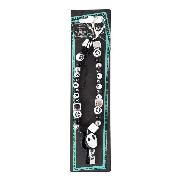 Nightmare Before Christmas Spooky Phone Chain (Silver) | Gothic Gifts