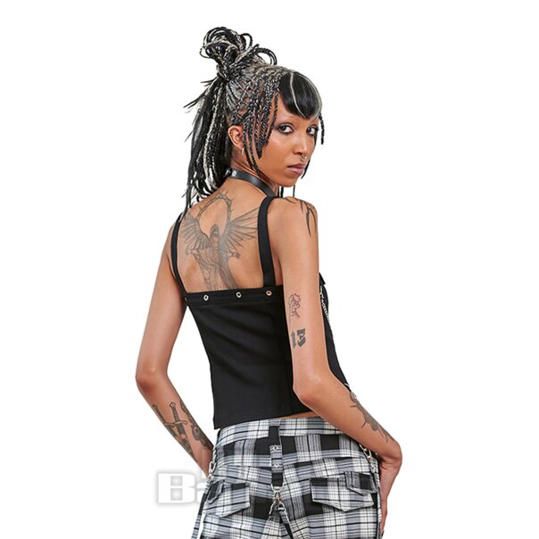 Banned Street Anarchy Top (Black) | Alternative Fashion, Goth Clothing
