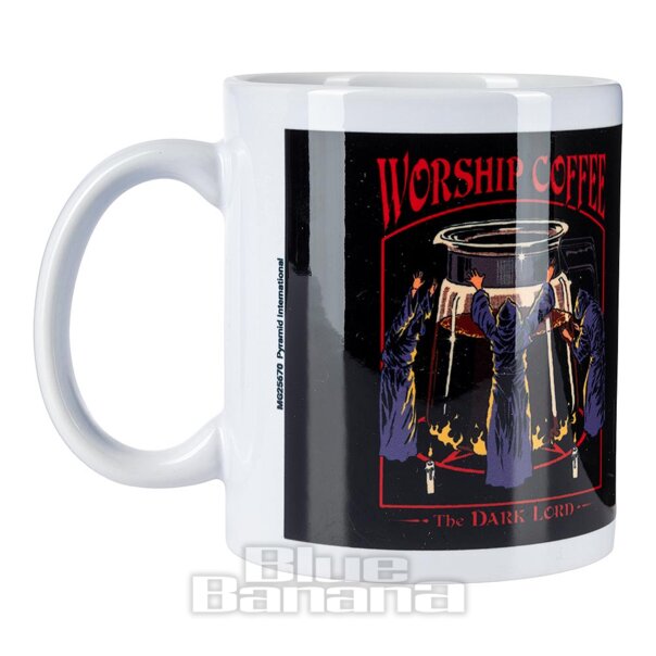 Steven Rhodes Café De Adoración Taza (Negro) | Blue Banana