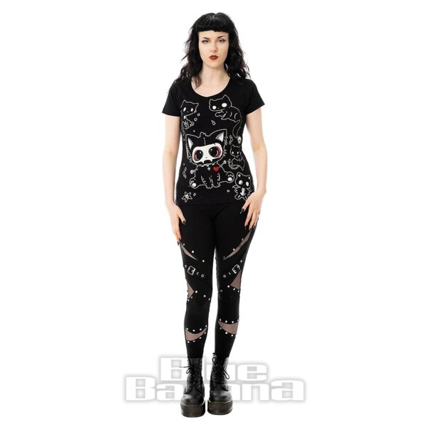 Cupcake Cult Phantom Kitty T-Shirt (Black) | Blue Banana