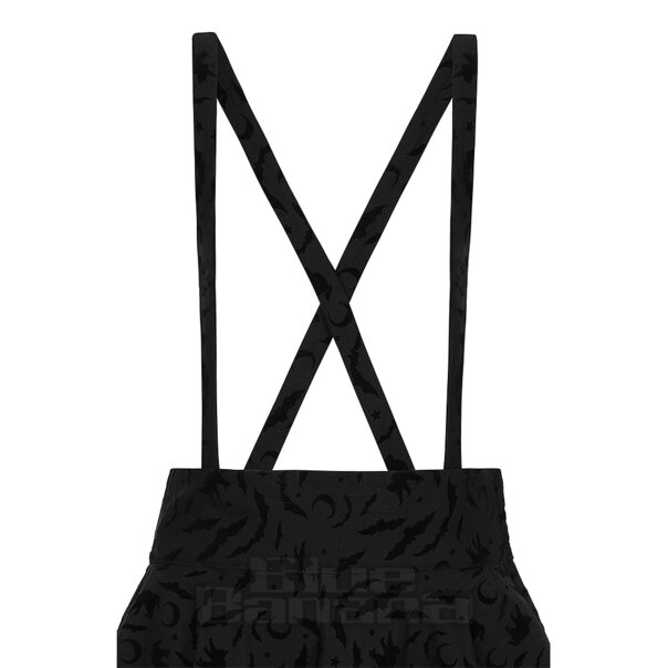 Banned  Cecilia Witchy Suspender Midi Skirt (Black) | Blue Banana