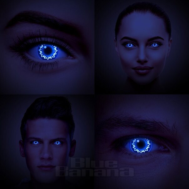 Pink Butterfly Coloured Contact Lenses (30 Day) | Coloured Contacts