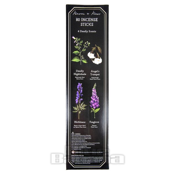 Etwas anderes Giftpflanzen-Räucherstäbchen - 80er-Pack (Schwarz) | Blaue Banane