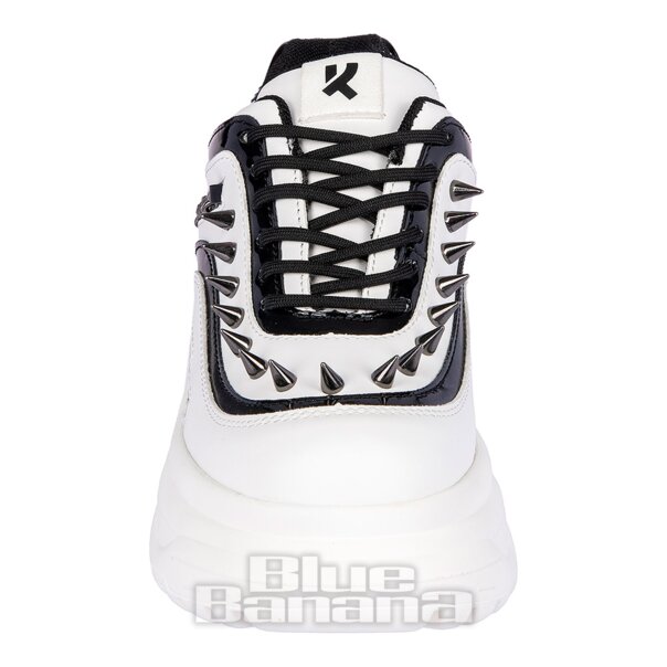 Koi Black/White Bane of Exile Achromatic Chunky Trainers | Alternative Shoes