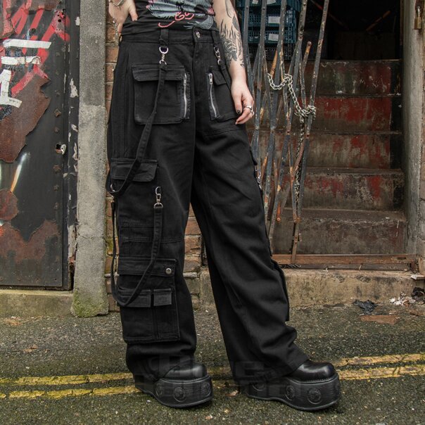 Banned X Blue Banana Redemption Jeans (Black) | Gothic Jeans