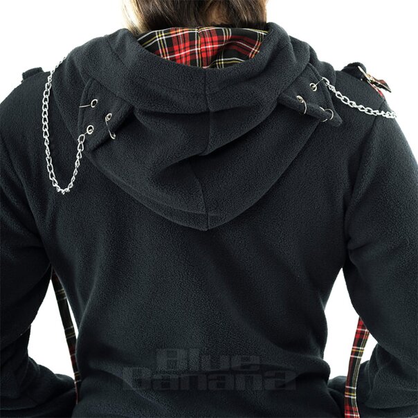 Bye Bye Kitty Dreieinigkeit Kapuzenpullover (Schwarz) | Blue Banana