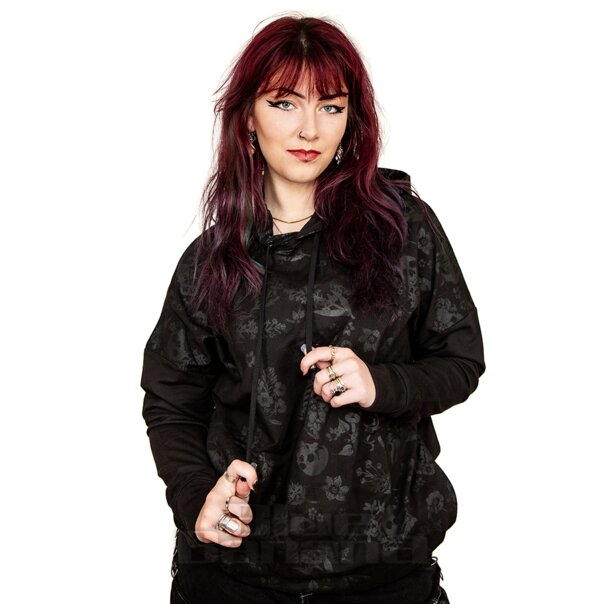 Jawbreaker Skull Hoodie (Black) | Blue Banana