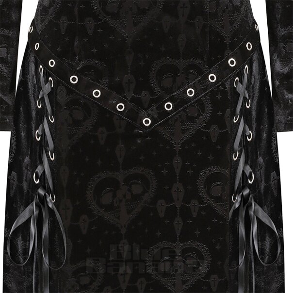 Banned Amara Velvet Maxi Dress (Black) | Blue Banana