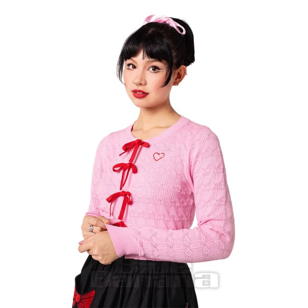 Hell Bunny Lucie Cardigan (Pink) | Kawaii Kleidung